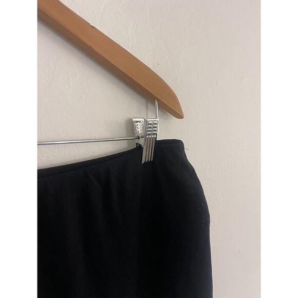 Hanky Panky XL Skirt Vintage Y2K Mesh Midi Black Stretch Pull On Goth 90s Style - Picture 8 of 10